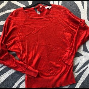 LOFT red/orange sweater
